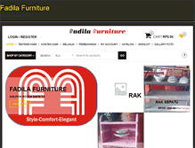 Tablet Screenshot of fadilafurniture.com